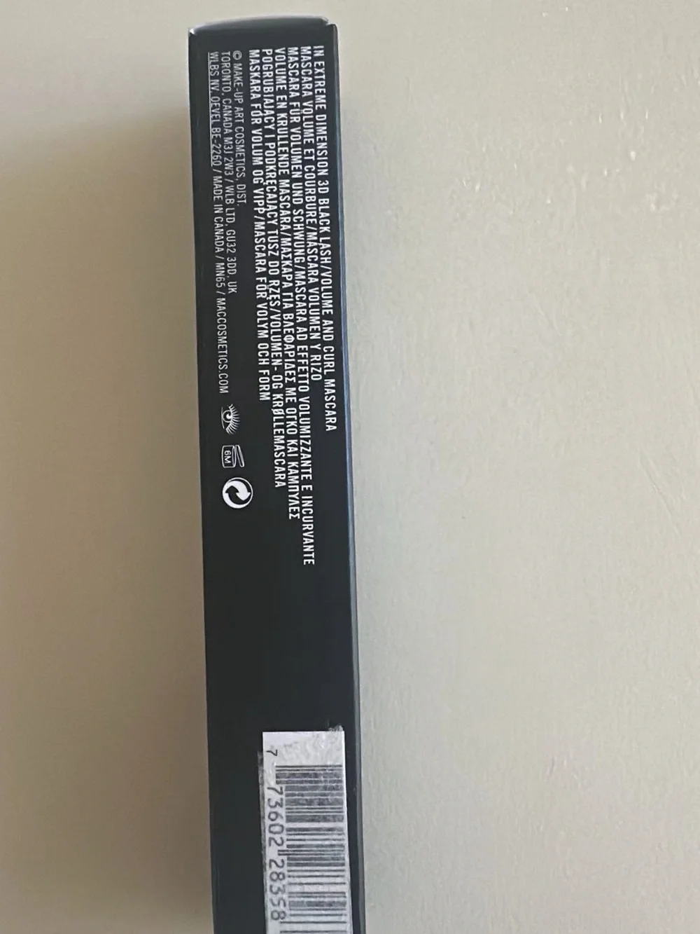 MAC Cosmetics In Extreme Dimension 3D Black Lash Mascara - Black